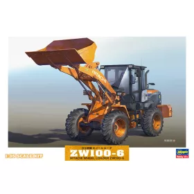   Hasegawa - Hitachi Fiat Zw100-6 Ruspa Gommata Tractor - Scraper