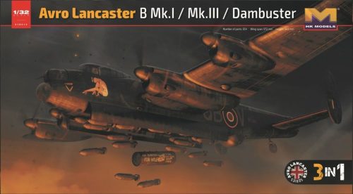 HongKong Model - Avro Lancaster B Mk.I / Mk.III /Dambuster 3 in 1