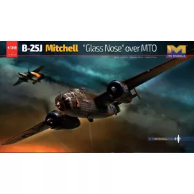   HongKong Model - North American B-25J Mitchell Glass Nose over MTO repülő makett