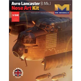   HongKong Model - Avro Lancaster B Mk.I Nose Art Kit repülő makett