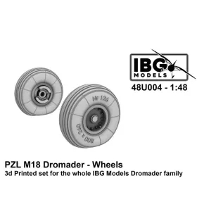 IBG - PZL M18 Dromader - Wheels - 3d Printed Set