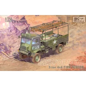   IBG - 1/72 Bedford QLR 3 ton 4x4 Fire Tender harcjármű makett