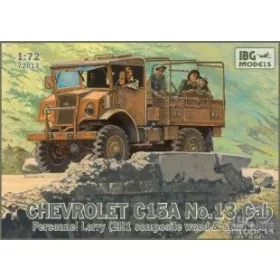   IBG - 1/72 Chevrolet C.15A  No.13 Cab Personnel Lorry ( 2H1 composite wood   steel body)Australian Pattern harcjármű makett