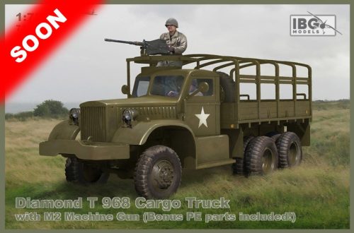 IBG - Diamond T 968 Cargo Truckâ With M2 Machine Gun (Bonus Pe Parts Included)