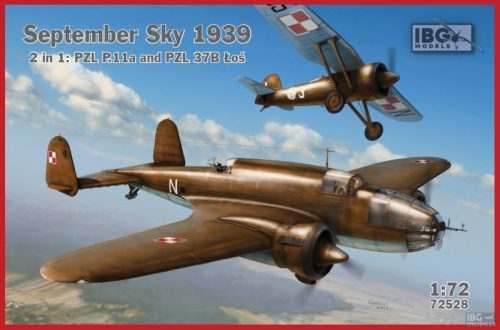 IBG - 1/72 September Sky 1939: 2 in 1 PZL P.11a and PZL 37B Łoś     