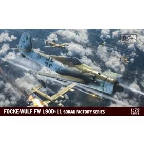 IBG - 1/72 Fw 190D-11 Sorau Factory Series repülő makett