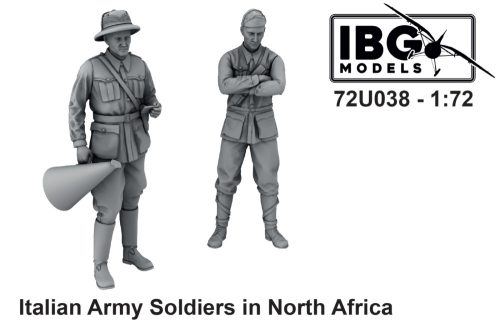 IBG - 1/72 Italian Army Soldiers in North Africa (3d printed - 2 figures)