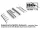 IBG - Supermarine Spitfire Exhausts - Individual Type - 3d Printed Set