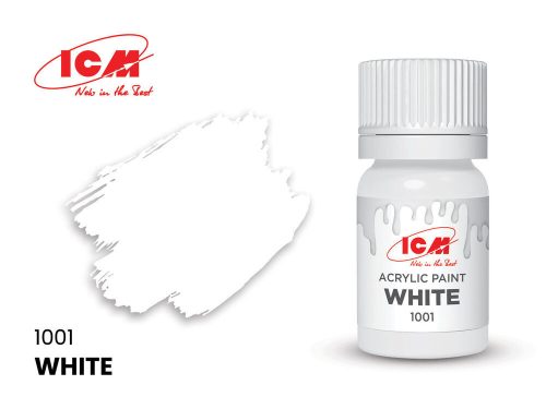 ICM - BASIC COLORS White bottle 12 ml