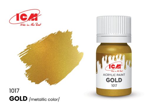 ICM - METALLIC COLORS Gold bottle 12 ml