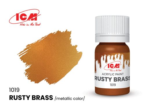 ICM - METALLIC COLORS Rusty Brass bottle 12 ml