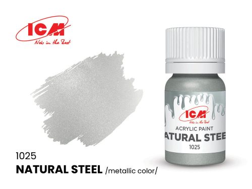 ICM - METALLIC COLORS Natural Steel bottle 12 ml