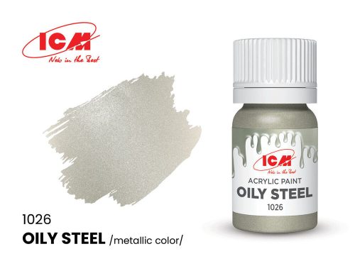 ICM - METALLIC COLORS Oily Steel bottle 12 ml
