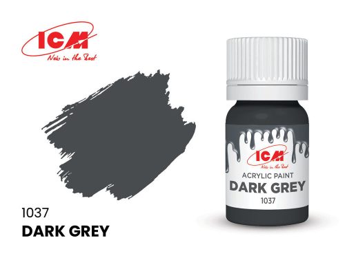 ICM - GREY Dark Grey bottle 12 ml
