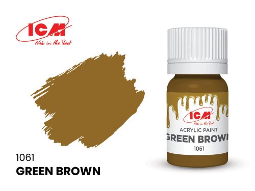 ICM - BROWN Green Brown bottle 12 ml