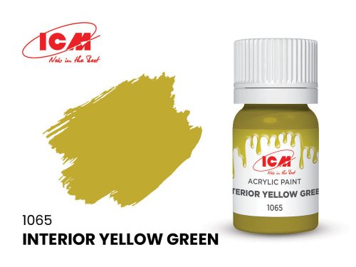 ICM - GREEN Interior Yellow Green bottle 12 ml