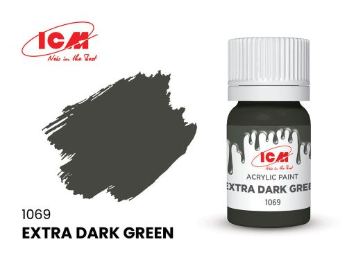 ICM - GREEN Extra Dark Green bottle 12 ml
