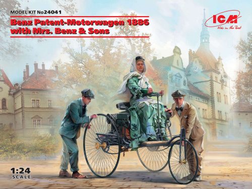 ICM - Benz Patent-Motorwagen 1886 with Mrs. Benz & Sons (100% new molds)