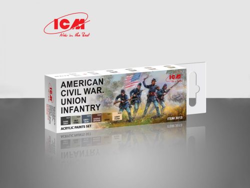 ICM - Acrylic Paint Set for American Civil War 6  12 ml