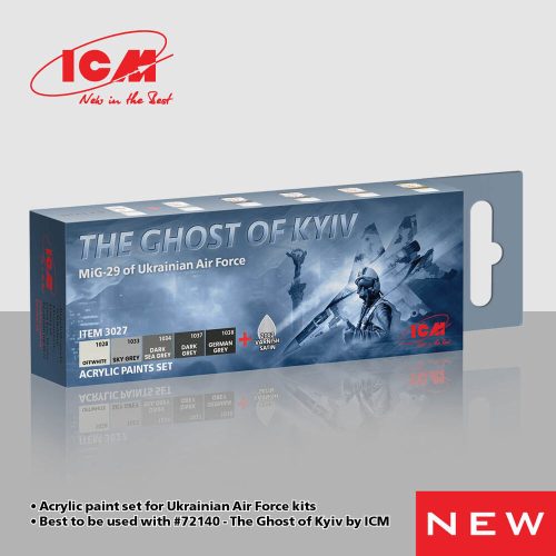 ICM - Acrylic Paint Set for The Ghost of Kyiv