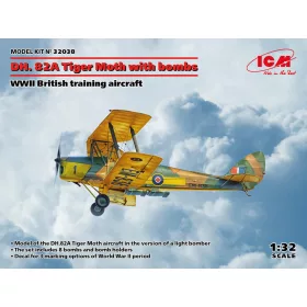   ICM - DH. 82A Tiger Moth with bombs  WWII British training aircraft