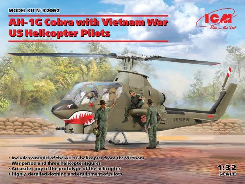 ICM - AH-1G Cobra with Vietnam War US Helicopter Pilots