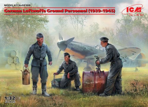ICM - German Luftwaffe Ground Personnel (1939-1945) (3 figures) (100% new molds)
