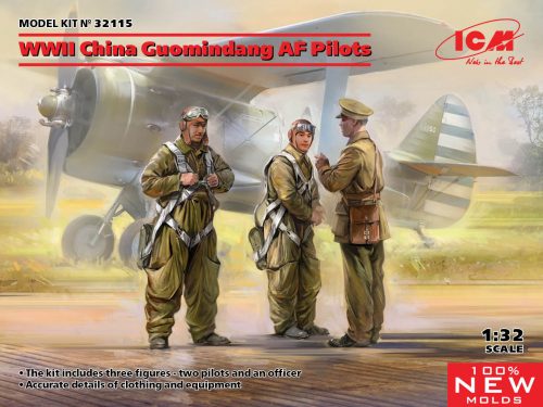 ICM - WWII China Guomindang AF Pilots (100% new molds)
