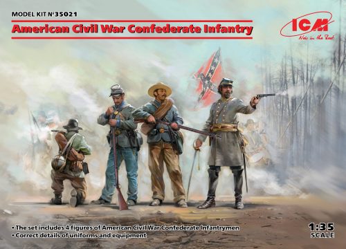 ICM - American Civil War Confederate Infantry (100% new molds)