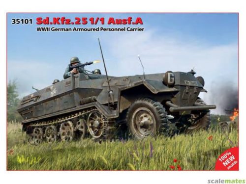 ICM - Sd.Kfz.251/1 Ausf.A WWII German Armoured Personnel Carrier