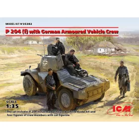   ICM - P 204(f)with German Armoured VehicleCrew harcjármű makett