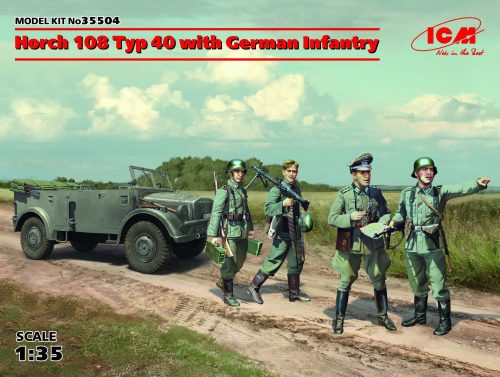 ICM - Horch 108 Typ 40 with German Infantry