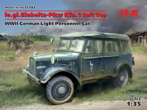 ICM - le.gl.Einheitz-Pkw Kfz.1 Soft Top WWII German Light Personnel Car