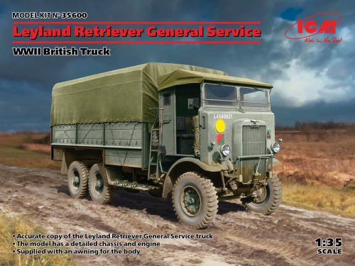 ICM - Leyland Retriever General Service, WWII British Truck (100% new molds)