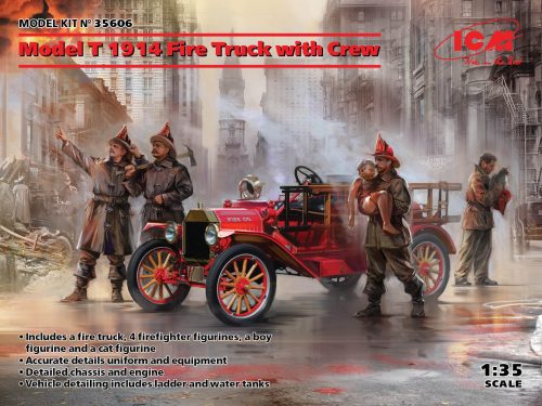 ICM - Model T 1914 Fire Truck with Crew