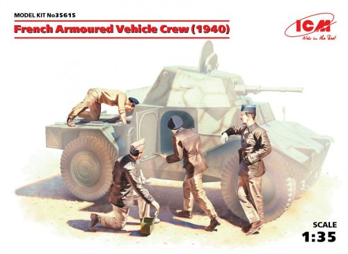 ICM - French Armoured Vehicle Crew 1940