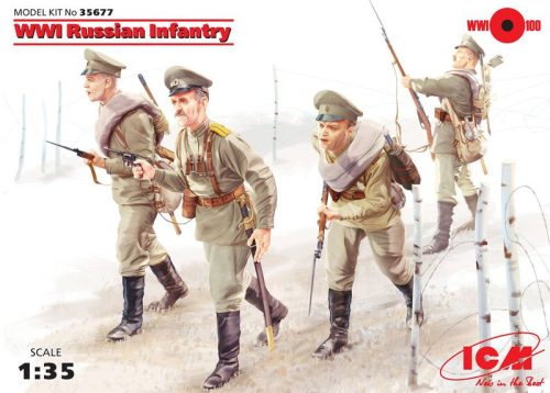 ICM - WWI Russian Infantry, (4 figures)