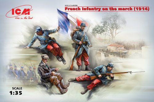 ICM - French Infantry on the march 1914 4 Figure