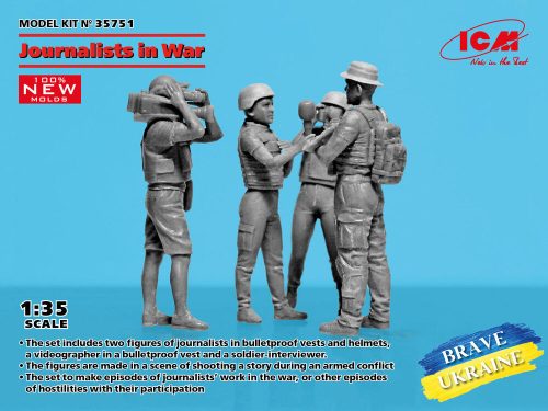 ICM - Journalists in War (4 figures) (100% new molds)