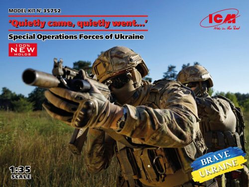 ICM - Quietly came,quietly went.Special Operations Forces of Ukraine(4 fig)new molds