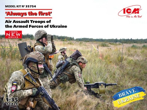 ICM - Always the first,Air Assault Troops of the Armed Forces of Ukra(4 fig)new molds