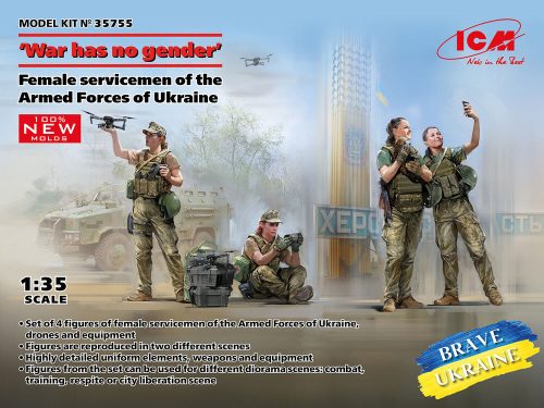 ICM - 'War has no gender'. Female servicemen of the Armed Forces of Ukraine (100% new molds)