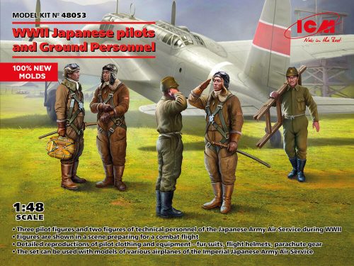 ICM - Japanese pilots and Ground Personnel WWII (100% new molds)
