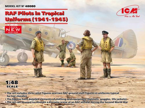 ICM - RAF Pilots in Tropical Uniforms (1941-1945) (100% new molds)