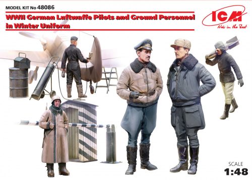 ICM - WWII German Luftwaffe Pilots and Ground Personnel in Winter Uniform