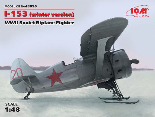 ICM - I-153 winter version WWII Soviet Biplane Fighter