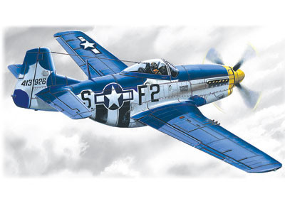 ICM - Mustang P-51D-15 WWII American fighter