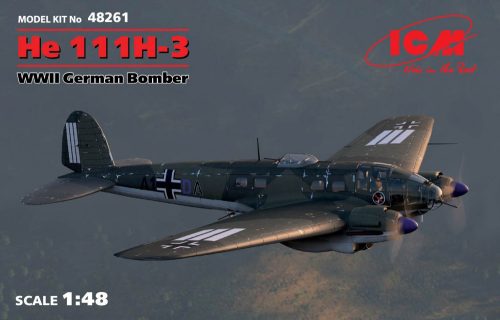 ICM - He 111H-3, WWII German Bomber