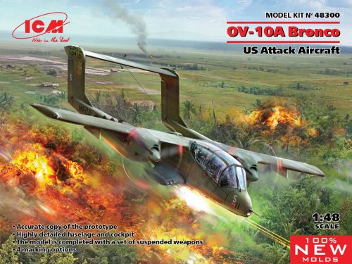 ICM - OV-10А Bronco, US Attack Aircraft (100% new molds)