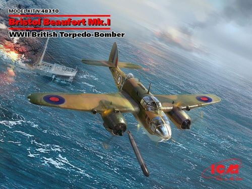 ICM - Bristol Beaufort Mk.I, WWII British Torpedo Bomber